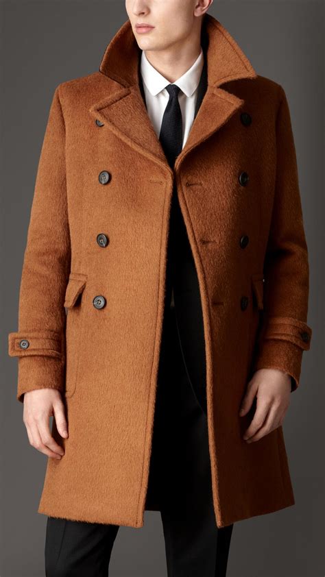 wool Burberry coat men